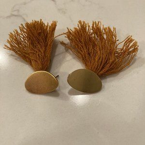 Gold Tassel Earrings